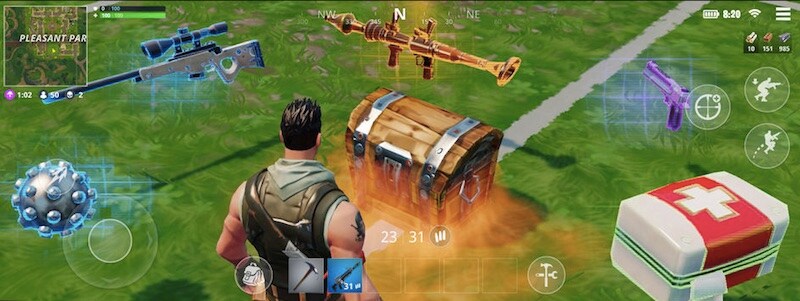 fortnite battle royale ios loot 