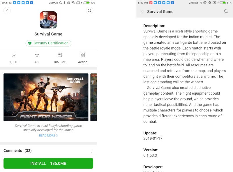 survivial game Survival Game