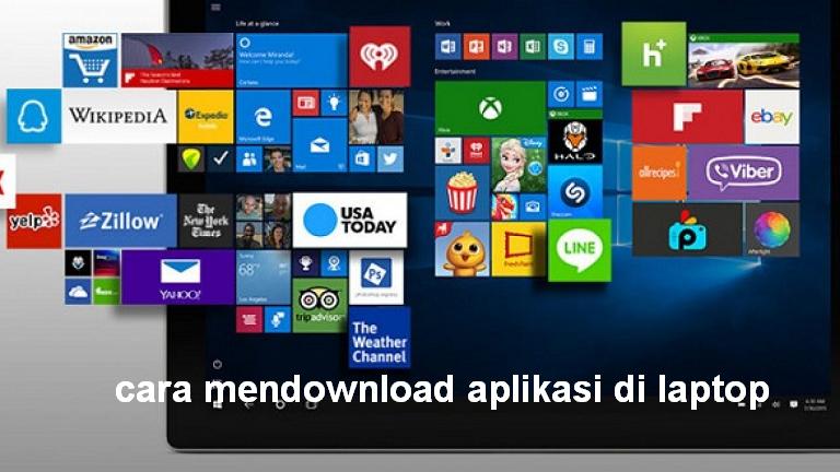 Cara download aplikasi di laptop