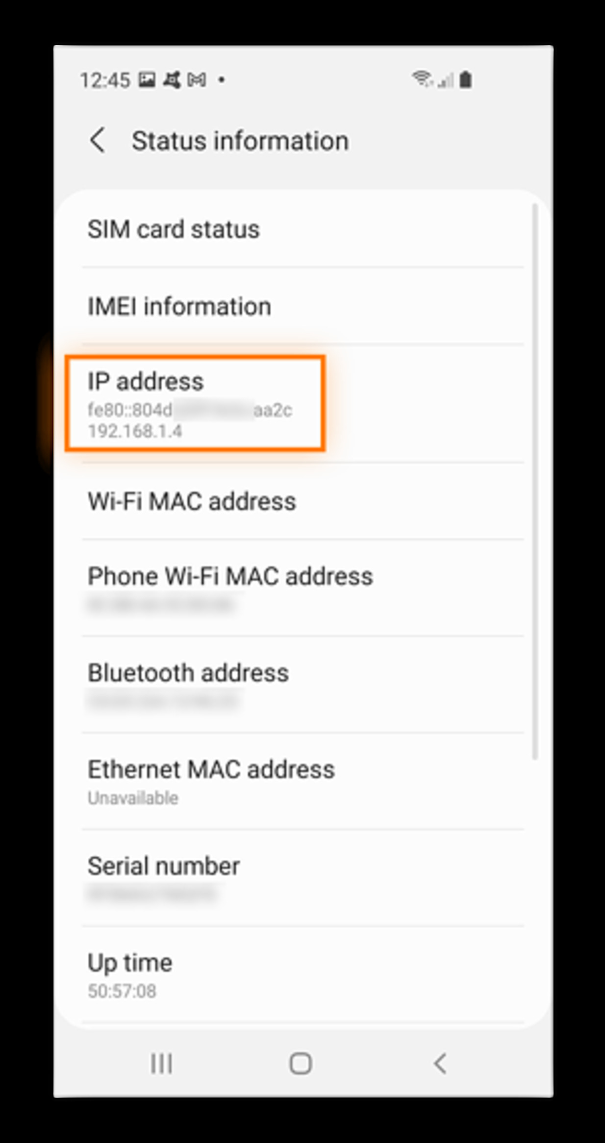 Menelusuri IP-address Pada Android