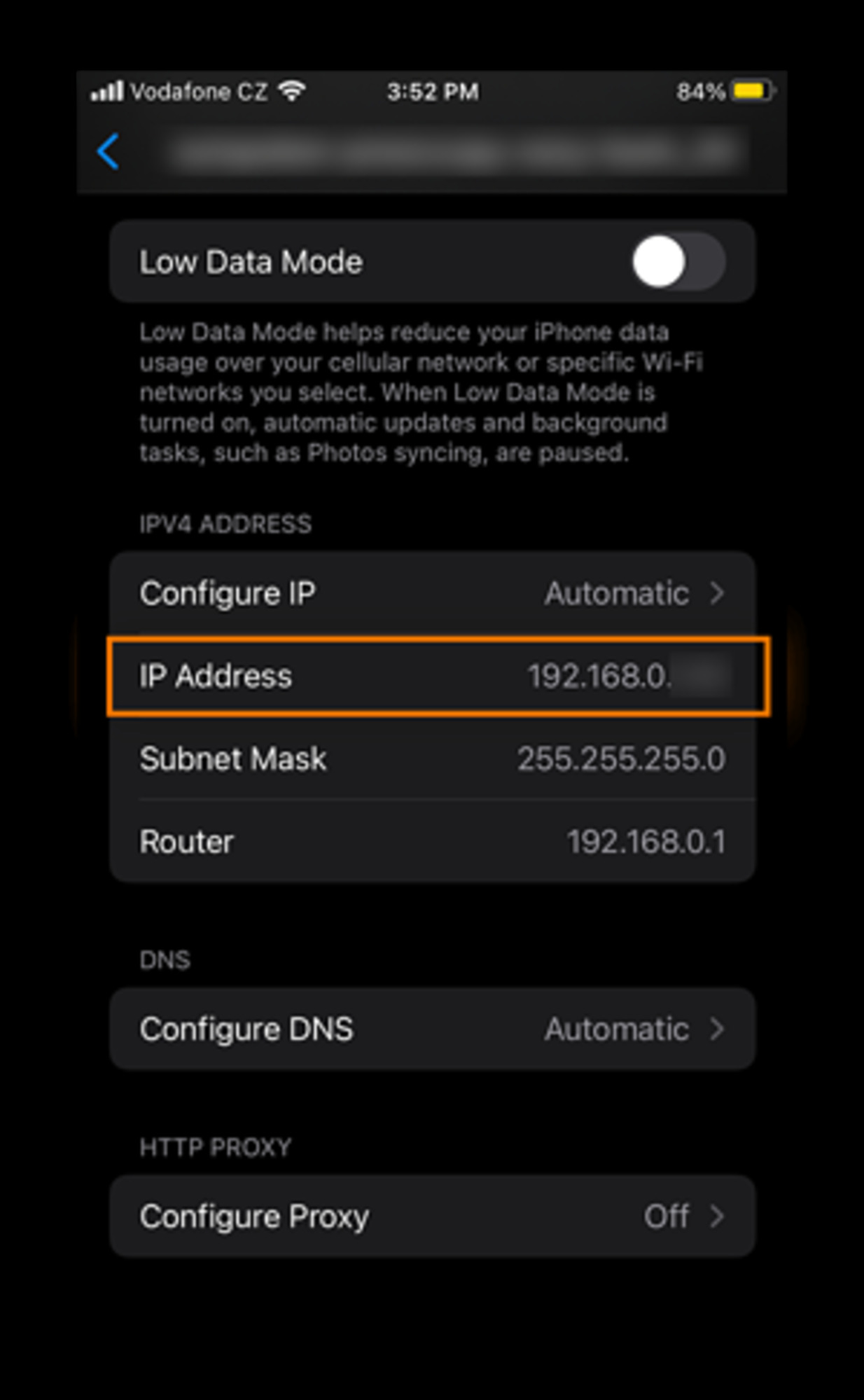 Menelusuri IP-address Pada iOS