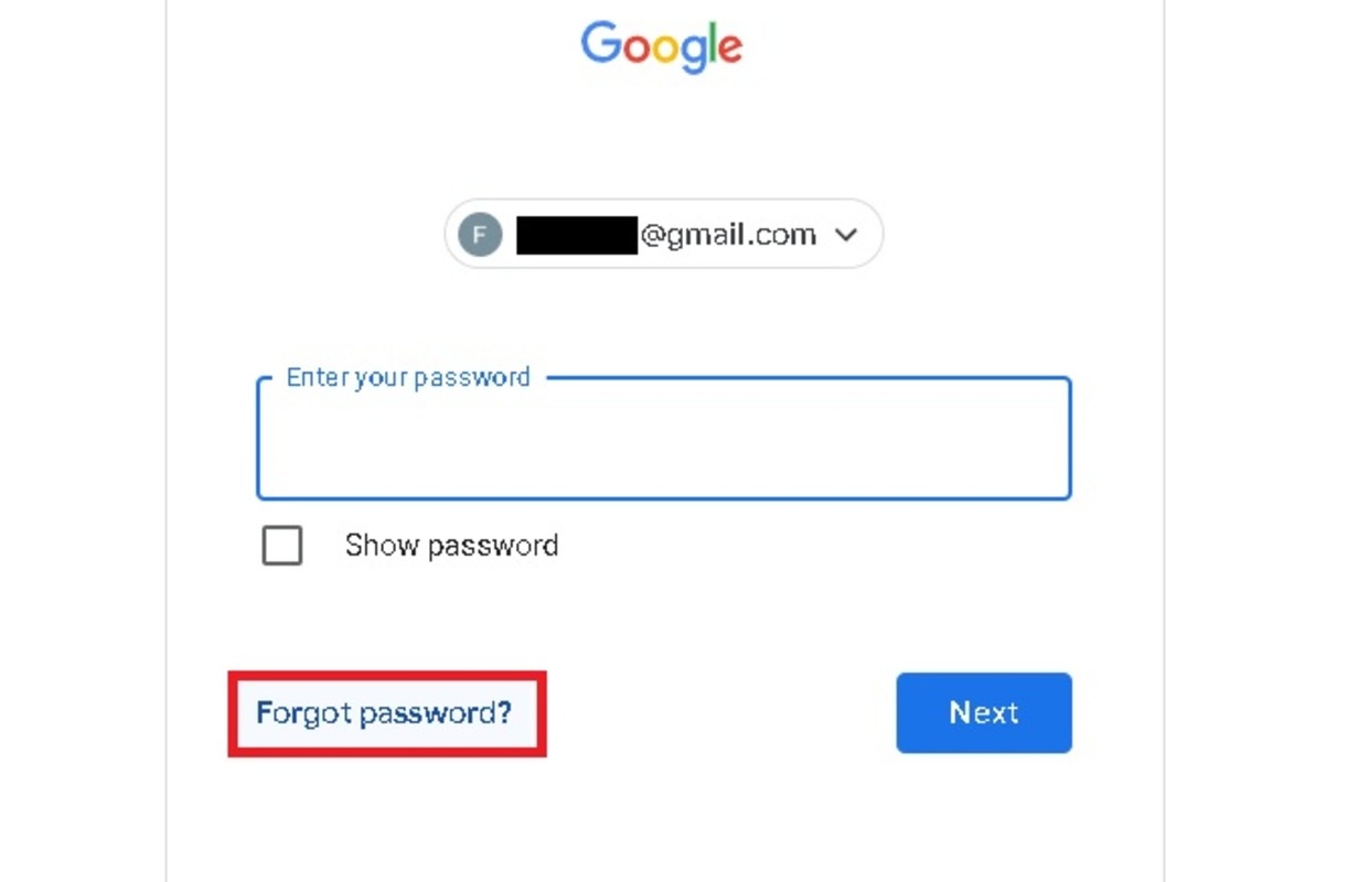 Lupa Password Gmail