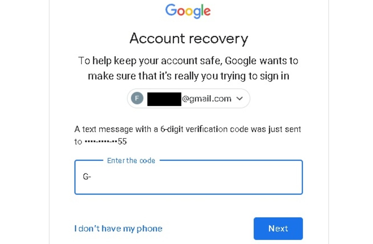 Kode Verifikasi Gmail Melalui SMS