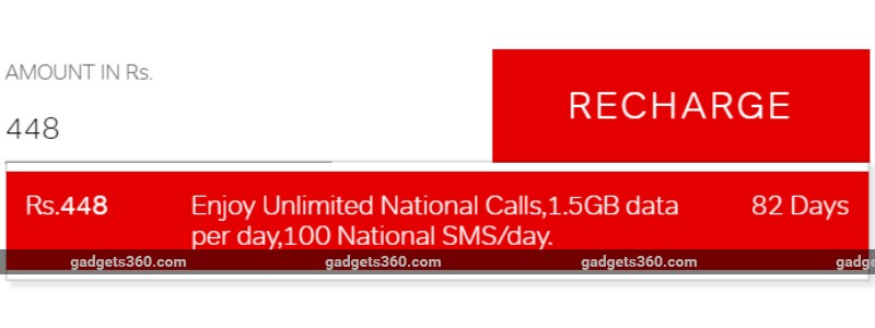 airtel rs 448 recharge revised gadgets 360 Airtel Rs 448 recharge  Airtel